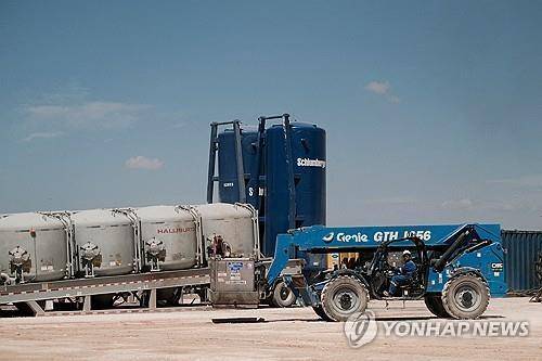 텍사스 셰브론 석유 탐사 현장 [연합뉴스 자료사진]
