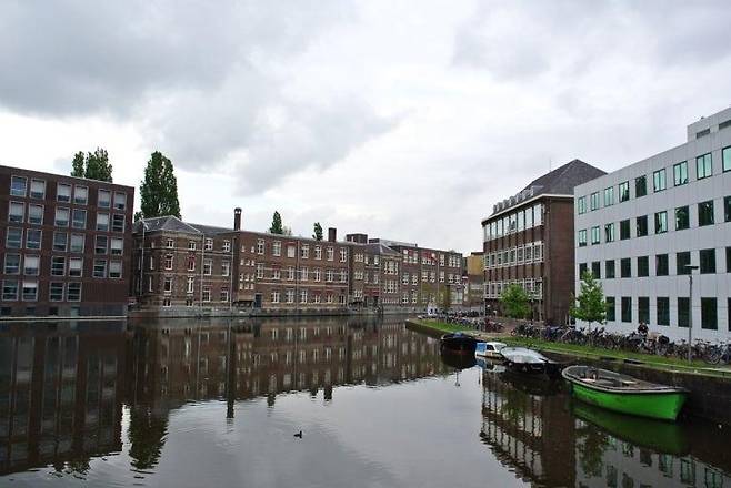 암스테르담 대학교 모습 [SNS 캡처 사진]