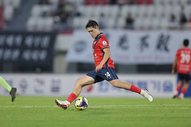 이동경(김천). 사진=한국프로축구연맹