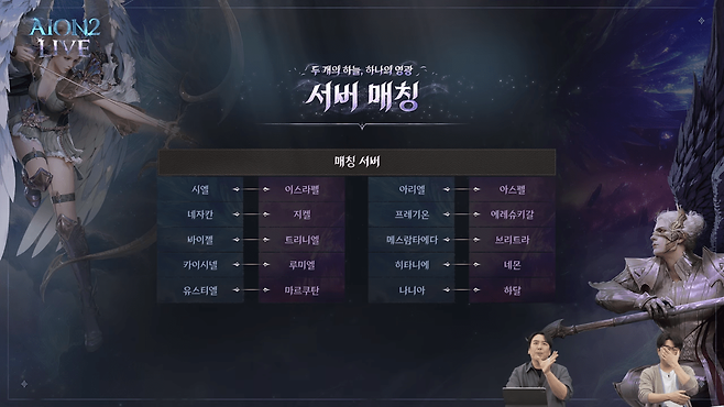 - 매칭 서버는 다음과 같다&nbsp;