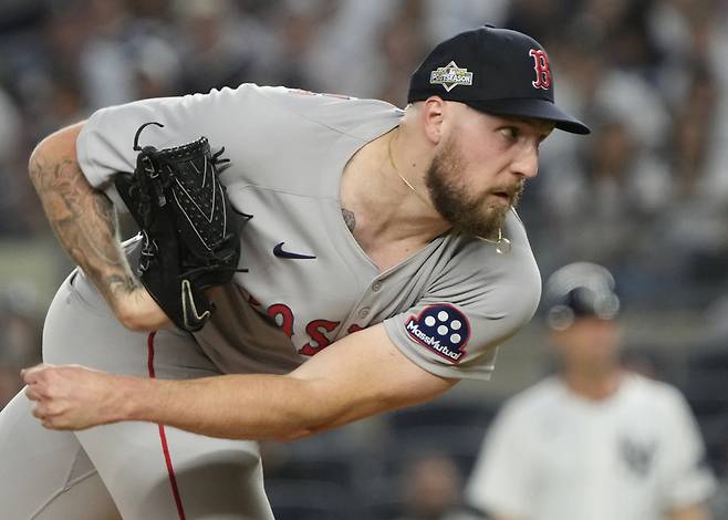 보스턴 선발 개럿 크로셰. UPI연합뉴스