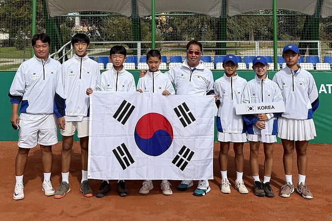 한국 12세 이하 테니스 대표팀