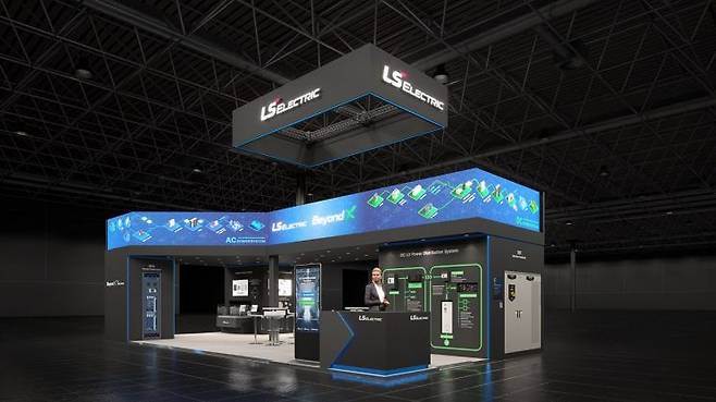 LS일렉트릭은 오는 8~9일 싱가포르 마리나베이샌즈에서 개최되는 아시아 최대 데이터센터 전시회 '데이터센터월드 아시아(Data Centre World Asia) 2025'에 참가한다. 사진은 LS일렉트릭 DCWA 2025 부스 조감도. LS일렉트릭.
