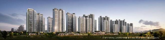 HDC현대산업개발, ‘운정 아이파크 시티’ 투시도