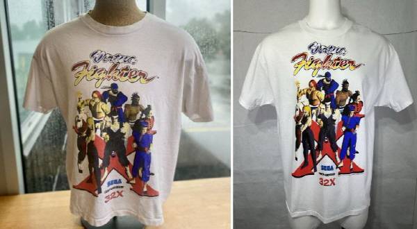 버추어 파이터 티셔츠. 32X 출시 시점인듯..