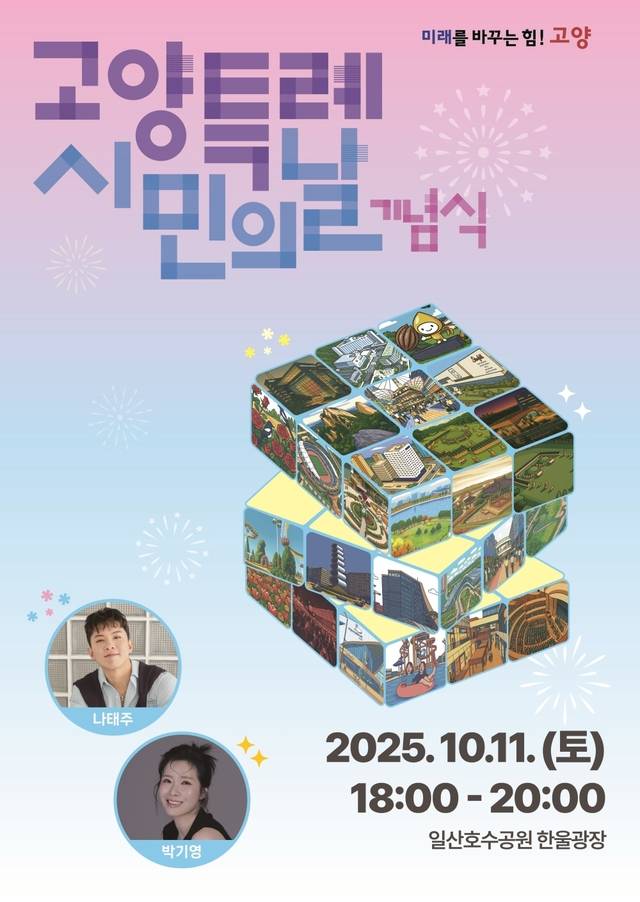 2025년 고양특례시민의 날 기념식 홍보문. 고양시 제공