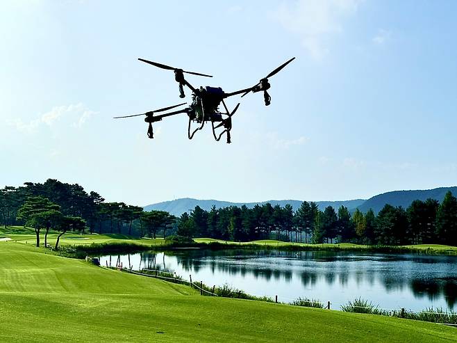 금호리조트 아시아나CC의 AI드론 [헤럴드경제 DB]