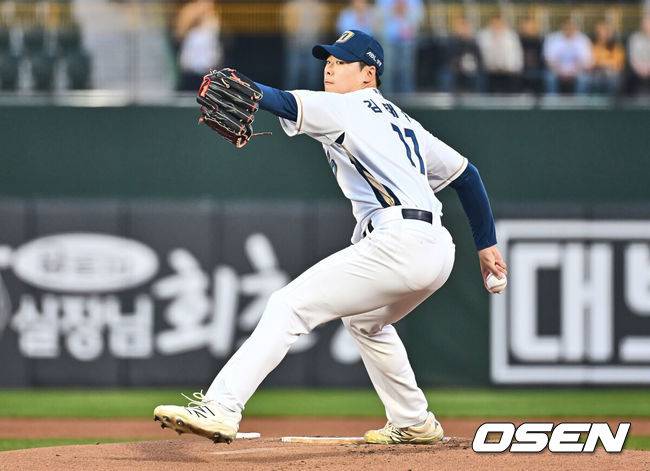 [OSEN=부산, 이석우 기자] NC 다이노스 김태경 2025.04.11 / foto0307@osen.co.kr