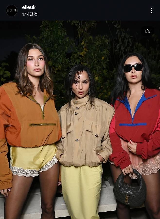 영국의 유명 패션 매거진 엘르 UK(ELLE UK)가 ‘앰버서더 패싱’ 논란에 휩싸였다. 사진은 오른쪽에 있는 로제를 잘라낸 채 올라온 엘르 UK 게시물. 엘르 UK