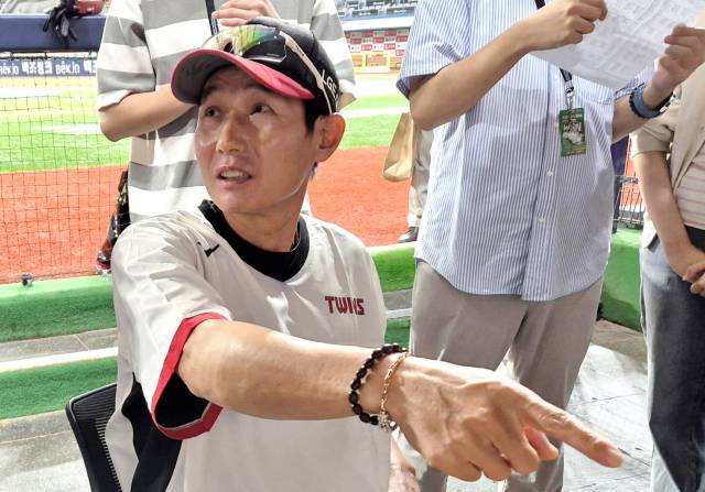 염경엽 LG 트윈스 감독. 연합뉴스