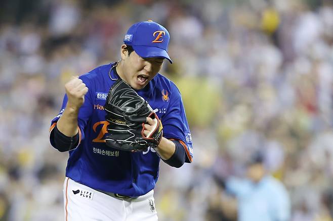 한화 박상원은 9월 5경기서 월간 ERA 21.60을 기록했다. PS 등 더 높은 곳을 바라보는 한화는 박상원의 반등이 절실하다.｜뉴시스