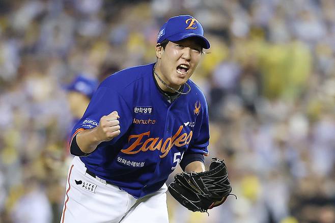한화 박상원은 9월 5경기서 월간 ERA 21.60을 기록했다. PS 등 더 높은 곳을 바라보는 한화는 박상원의 반등이 절실하다.｜뉴시스
