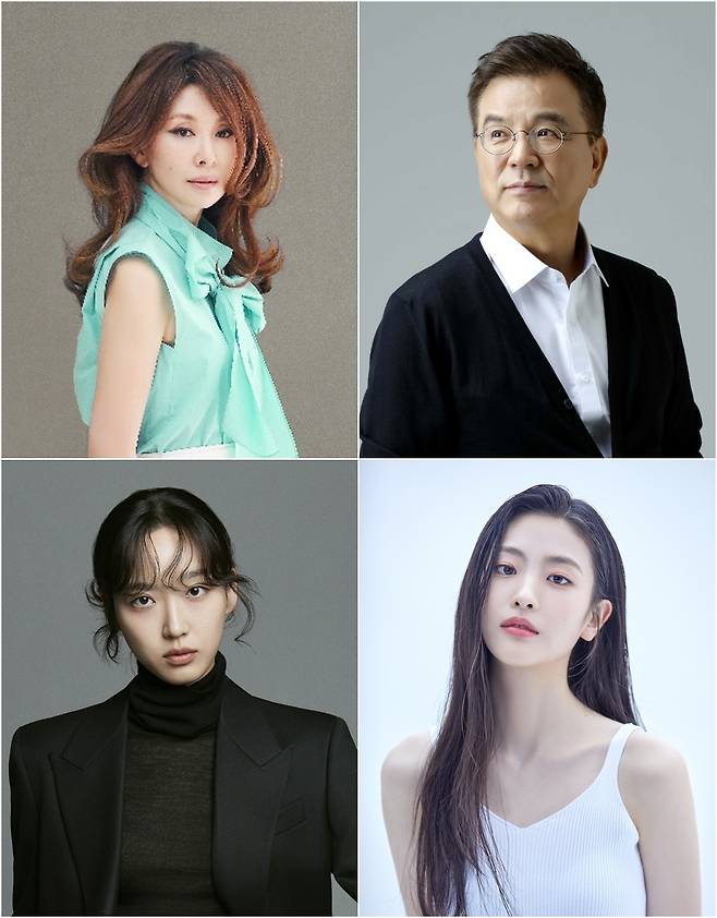 이미숙(후너스엔터테인먼트), 강석우(본인), 한지현(초록뱀엔터테인먼트), 오예주(레인컴퍼니)