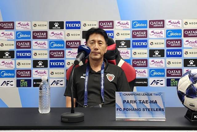 박태하 포항스틸러스 감독. /사진=포항스틸러스 제공