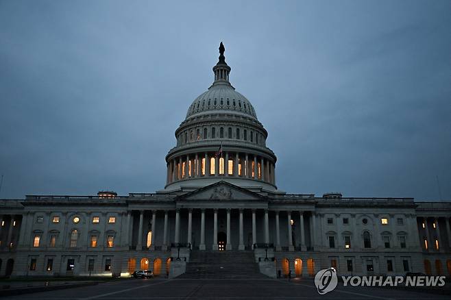 연방정부 셧다운 앞둔 미 의사당 전경 [로이터=연합뉴스 자료사진]