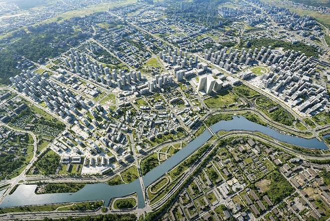 목동 재건축 단지 전체 조감도. (사진=서울시 제공)