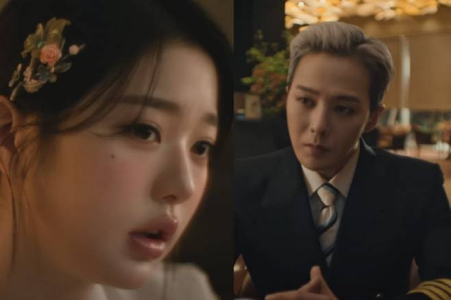 지드래곤은 공식 홍보영상에서 주연 파일럿으로, 장원영은 한복 차림 식당 주인으로 등장해 영상 몰입감을 높였다. (사진=APEC 정상회의 홍보영상)