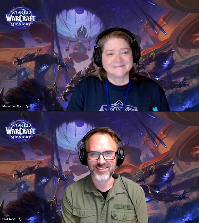 -&nbsp;마리아 해밀튼 디자인 디렉터(위),&nbsp;폴 쿠빗 어소시에이트 게임 디렉터