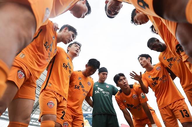 제주SK 선수단. /사진=제주SK