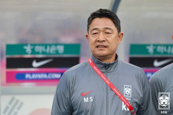 한국 U-23 대표팀 이민성 감독. /사진=대한축구협회