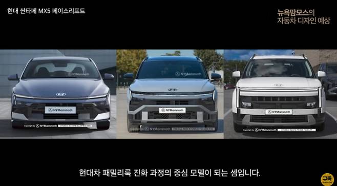 싼타페 예상도)출처:뉴욕맘모스)