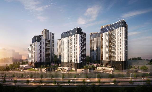 아산탕정 동일하이빌 파크레인 투시도