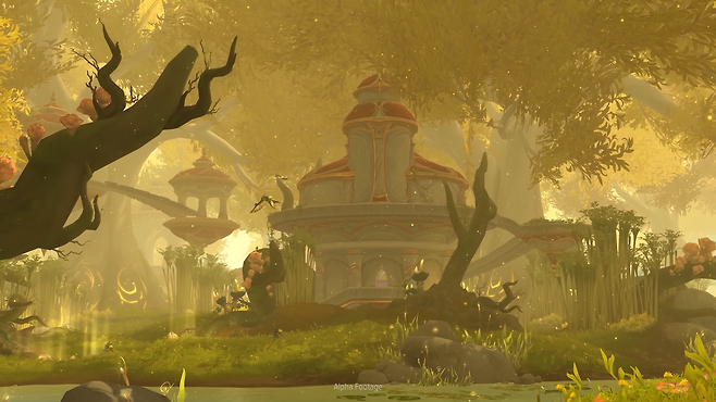 ▲ 빛만개 현상으로 덩굴이 무성히 자라난 모습