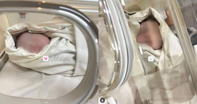 [서울=뉴시스] 개그우먼 출신 배우 박보미가 2일 딸을 출산했다. (사진=박보미 인스타그램 캡처) 2025.10.02. photo@newsis.com *재판매 및 DB 금지