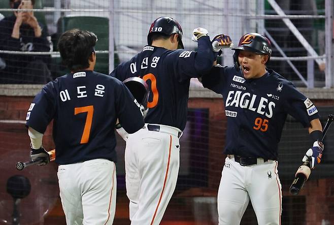 ▲ 한화는 9월 이후 팀 타율 1위를 기록하는 등 타선도 마운드에 보조를 맞춰가고 있어 기대가 크다 ⓒ연합뉴스