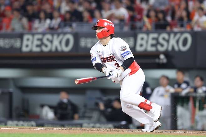 ▲ 경기 중반에 들어가 2안타 3타점을 기록한 김선빈 ⓒKIA타이거즈