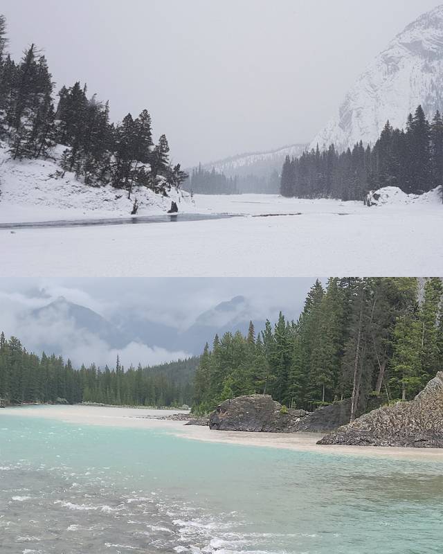 겨울 정적 아래 보우강이 여름이 되어 흘러간다. 하태길 겸임교수