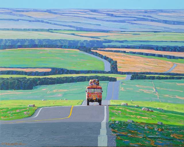 허필석, Over there, 2025년. 이웰갤러리 제공