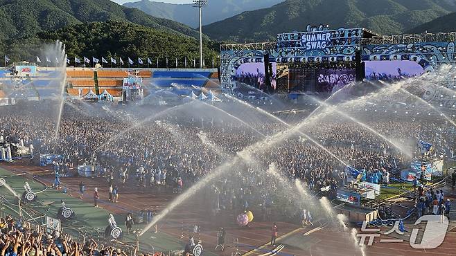 속초 싸이 흠뻑쇼.(속초시 제공, 재판매 및 DB 금지)