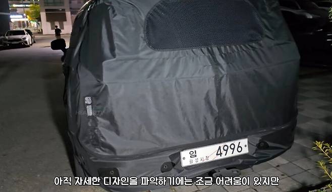 현대차 싼타페 페이스리프트 테스트카 (출처=힐러TV)