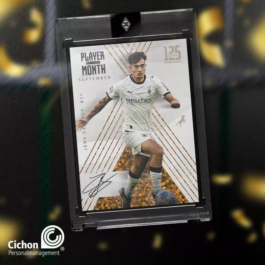 보루시아 묀헨글라트바흐의 9월 '이달의 선수'에 뽑힌 카스트로프. 사진[연합뉴스]