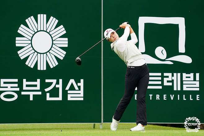 [서울=뉴시스] 골프 문정민. (사진=KLPGA 제공) *재판매 및 DB 금지