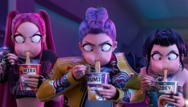 넷플릭스 애니메이션 '케이팝 데몬 헌터스'의 한 장면. 사진제공=넷플릭스