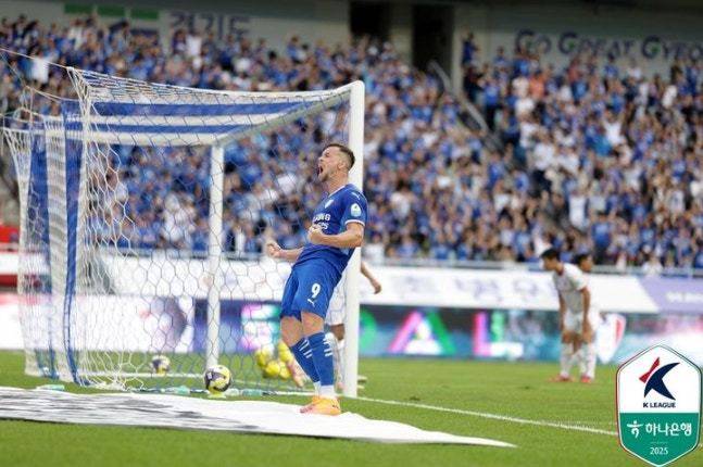 K리그2 수원 삼성 일류첸코(한국프로축구연맹 제공)