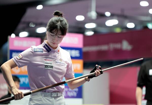 3일 경기도 고양시 고양 킨텍스 PBA 스타디움에서 열린 프로당구 2025-26시즌 5차투어 '크라운해태 PBA-LPBA 챔피언십 한가위' LPBA에 출전한 이미래. /사진=PBA