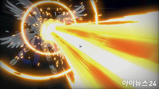 반다이남코 '디지몬 스토리 타임 스트레인저' 게임 플레이 화면. [사진=박정민 기자]