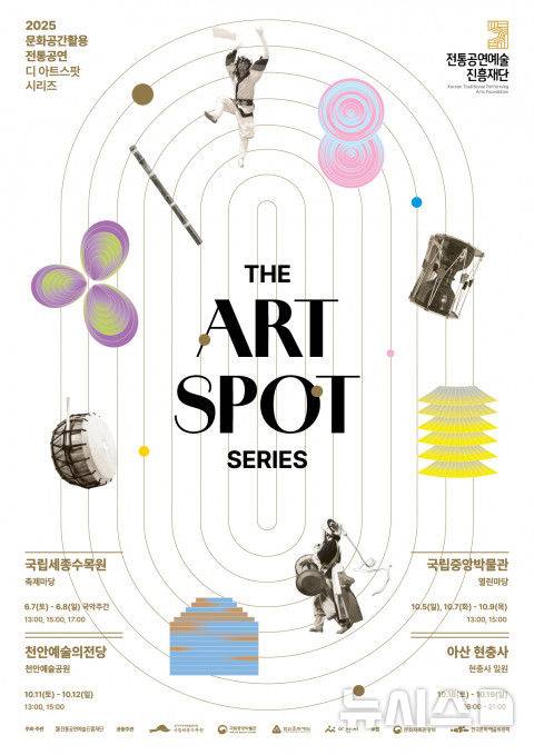 [서울=뉴시스]'문화공간활용 전통공연- 디 아트스팟 시리즈' 포스터. (이미지=전통공연예술진흥재단 제공)