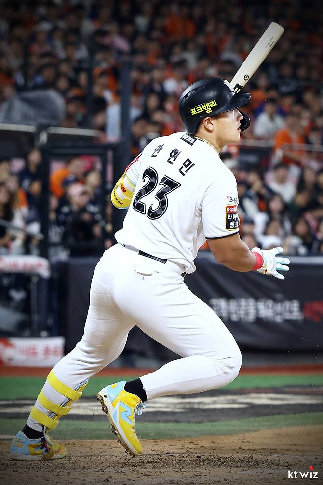 ▲ kt 안현민 ⓒ kt 위즈