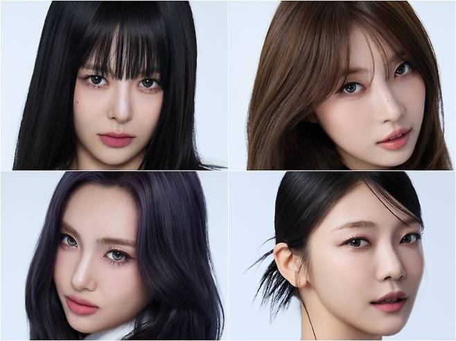 에버글로우 이유, 시현, 온다, 아샤(왼쪽 상단부터 시계방향). 사진ㅣ치타컴퍼니