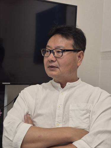 연합뉴스와 인터뷰 중인 류동익 박사 [윤근영 기자 촬영]