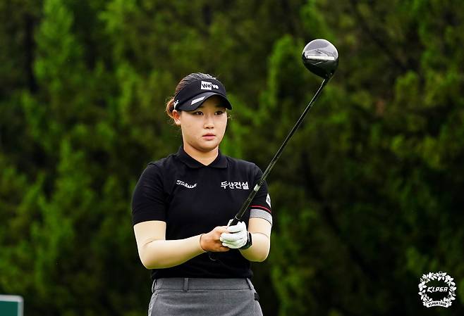 목표를 조준하는 김민솔. [KLPGA 제공. 재판매 및 DB 금지]