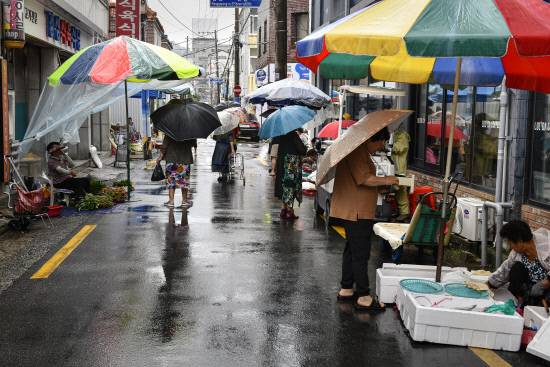 이수진 作 '#12 망경동 오일장'.