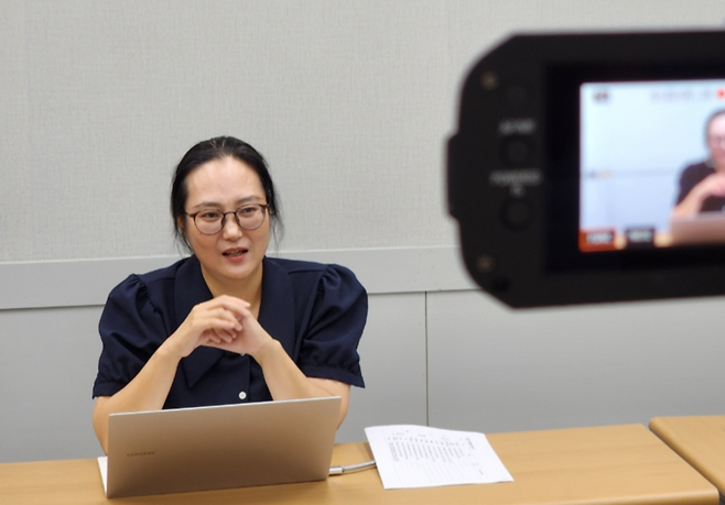 ▲ 박찬숙 진로진학 퍼실리테이터(경상북도교육청 학부모기자) .