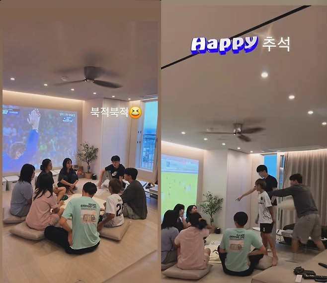 이동국 가족의 명절 풍경. | 이수진 인스타그램 캡처