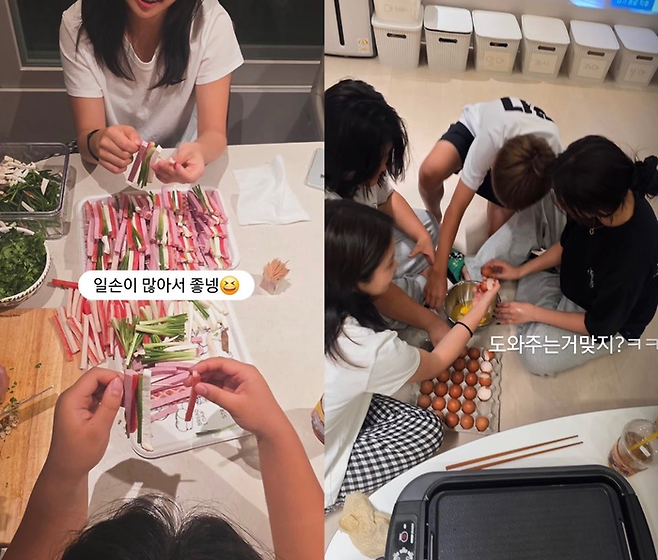 이동국 가족의 명절 풍경. | 이수진 인스타그램 캡처