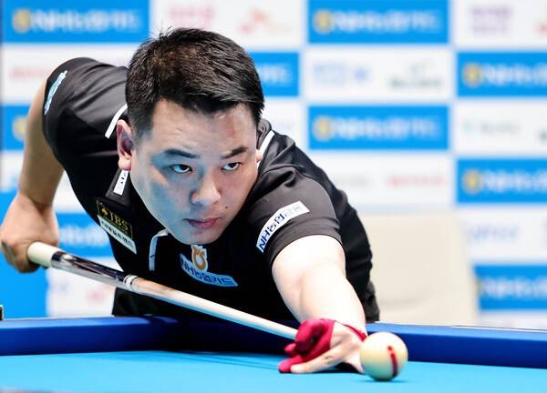 4일 경기도 고양시 고양 킨텍스 PBA 스타디움에서 열린 프로당구 2025-26시즌 5차투어 '크라운해태 PBA-LPBA 챔피언십 한가위' PBA에 출전한 조재호. /사진=PBA